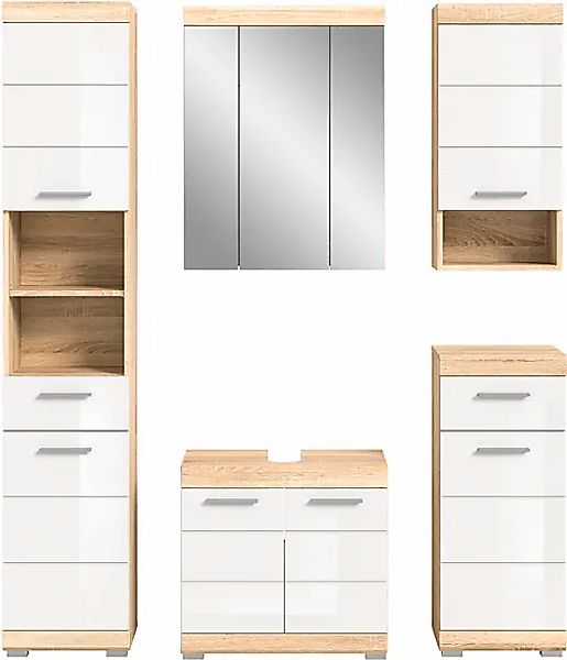 INOSIGN Badmöbel-Set »Siena, 5 teilig, bestehend aus:« Set, TOPSELLER!, 5 S günstig online kaufen