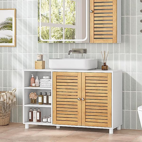 MSMASK Waschbeckenunterschrank Badschrank Unterschrank mit 2 günstig online kaufen