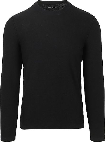 Marc O'Polo Pullover Linen Blend Navy - Größe L günstig online kaufen