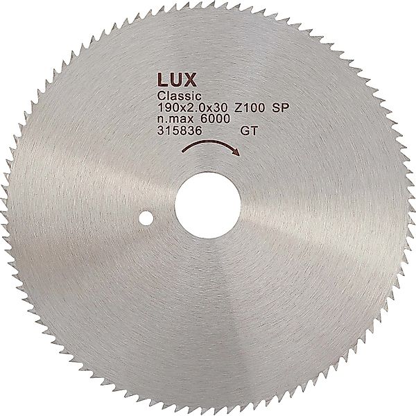 LUX-TOOLS Kreissägeblatt Holz Ø 190 mm 100 Zähne günstig online kaufen