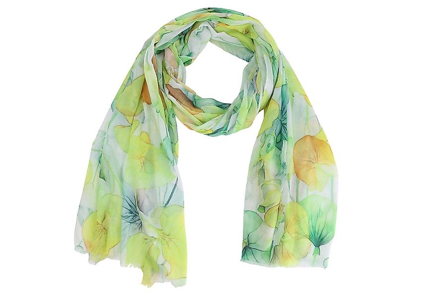 MIRROSI Modeschal Weicher & Leicht Großes Schal, ca.75x180cm, Lotus Print, günstig online kaufen