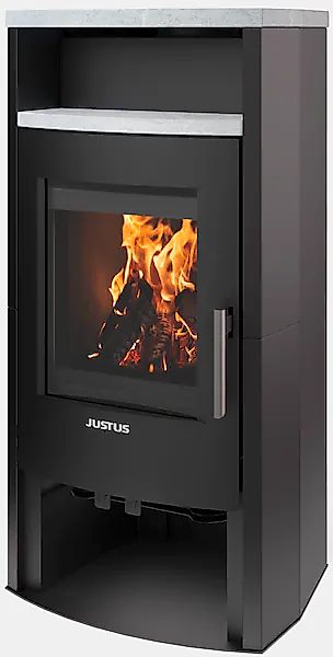 JUSTUS Kaminofen »Lara Stahl Schwarz Exklusiv« Aufstellort in deinem Zuhaus günstig online kaufen