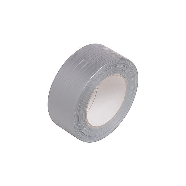 LUX-TOOLS Gewebeband Universal Silber 50 m x 50 mm günstig online kaufen