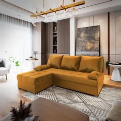 Masseno Ecksofa RITA mit Schlaffunktion L-Form, günstig online kaufen