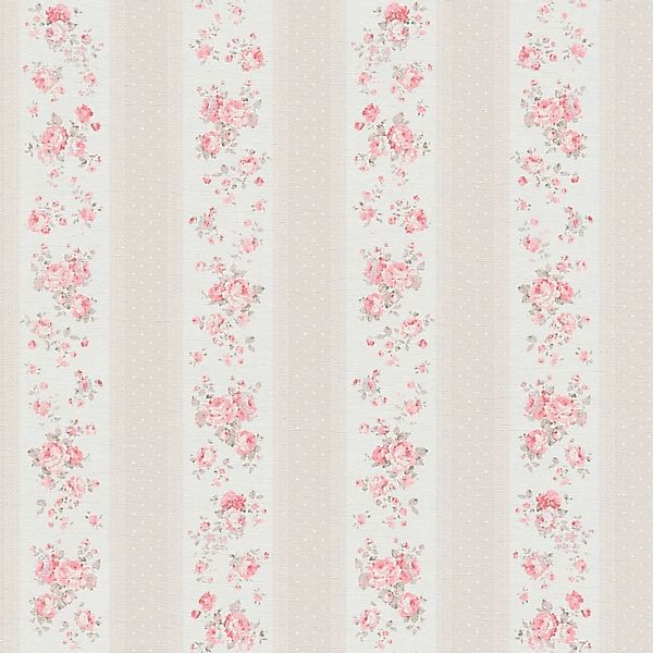 Bricoflor Tapete im Shabby Chic Vintage Landhausstil Romantische Vliestapet günstig online kaufen