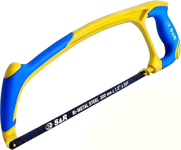 S&R Bügelsäge Metallsäge, Bügelsäge, Eisensäge, mit Bimetall Sägeblatt 300 günstig online kaufen