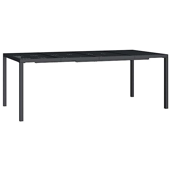 vidaXL Gartentisch Anthrazit 200x100x72 cm Stahl 362747 günstig online kaufen