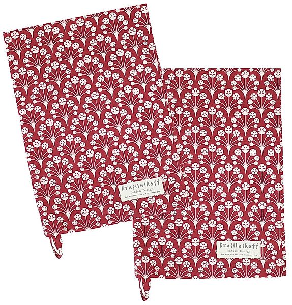 Krasilnikoff Geschirrtuch Bouquet, (2-tlg., 2-teilig), Geschirrtücher günstig online kaufen