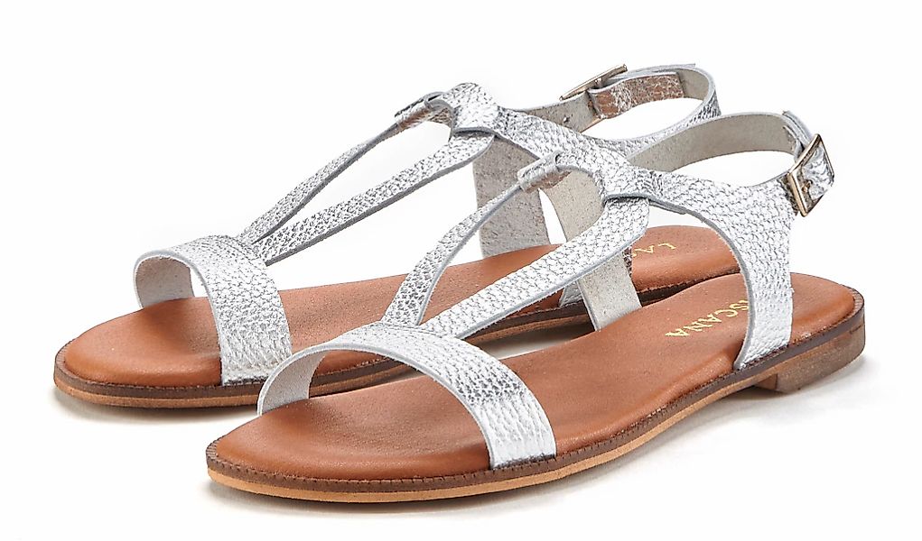 LASCANA Sandale "Sommerschuh", Sandalette, Sommerschuh aus hochwertigem Led günstig online kaufen