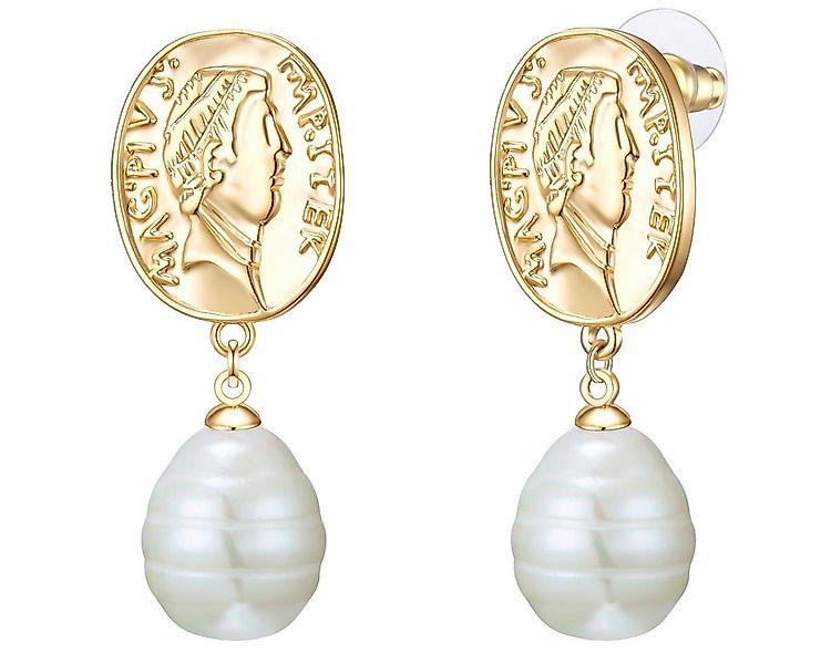 Lulu & Jane Paar Ohrhänger Set: LJ306 (2-tlg), Messing günstig online kaufen