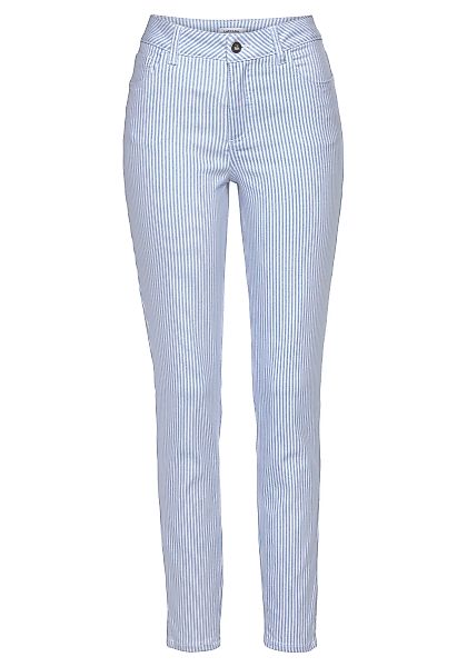 LASCANA Jeggings mit Streifenmuster, Skinny-Jeans aus weichem Stretch-Denim günstig online kaufen