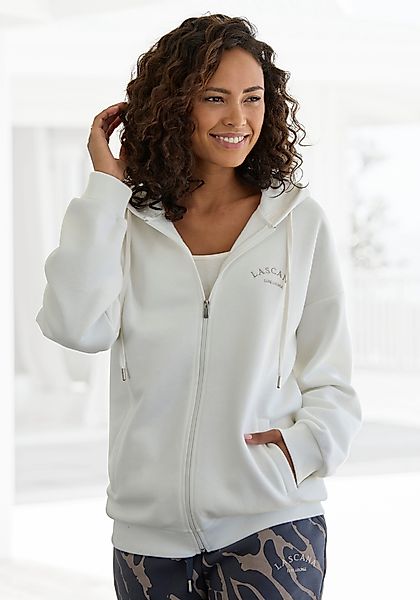 LASCANA Kapuzensweatjacke mit seitlichen Taschen und günstig online kaufen