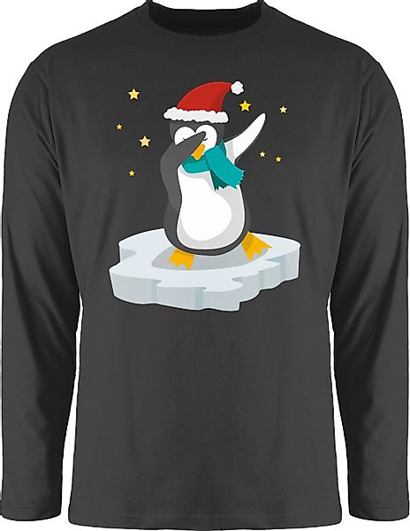 Shirtracer Rundhalsshirt Dab Pinguin Weihnachten Weihachten günstig online kaufen