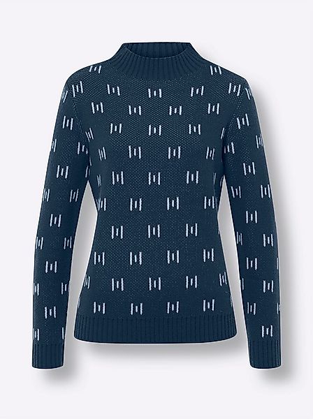 Sieh an! Strickpullover Stehkragenpullover . günstig online kaufen