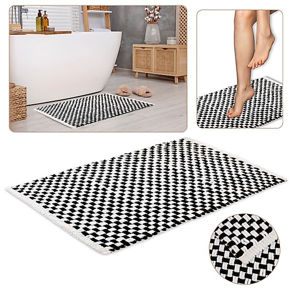 Sarcia.eu Badematte Geflochtene Badematte 50x80 cm, günstig online kaufen