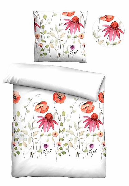 Castell - Markenbettwäsche Bettwäsche "0040756" 2 Stk. hautsympathisch, 100 günstig online kaufen