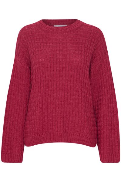 b.young Strickpullover Grobstrick mit Abgesetzten Schultern günstig online kaufen