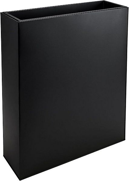 VIVANNO Pflanzkübel pulverbeschichtetes Stahlblech ELEMENTO Kasten - Schwar günstig online kaufen