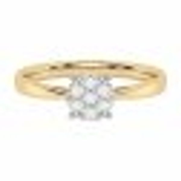 Ring 585 Gelbgold mit im Labor gezüchtetem Diamanten günstig online kaufen