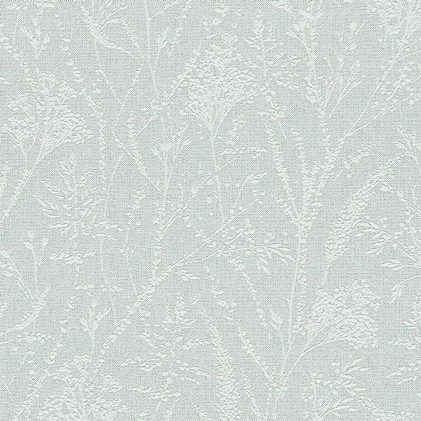 PROFHOME 397662-GU Ton-in-Ton Tapete Floral schimmernd Grün Weiß 0,53 m x 1 günstig online kaufen