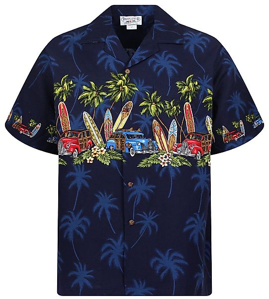 Pacific Legend Hawaiihemd Surfbretter Autos Original günstig online kaufen