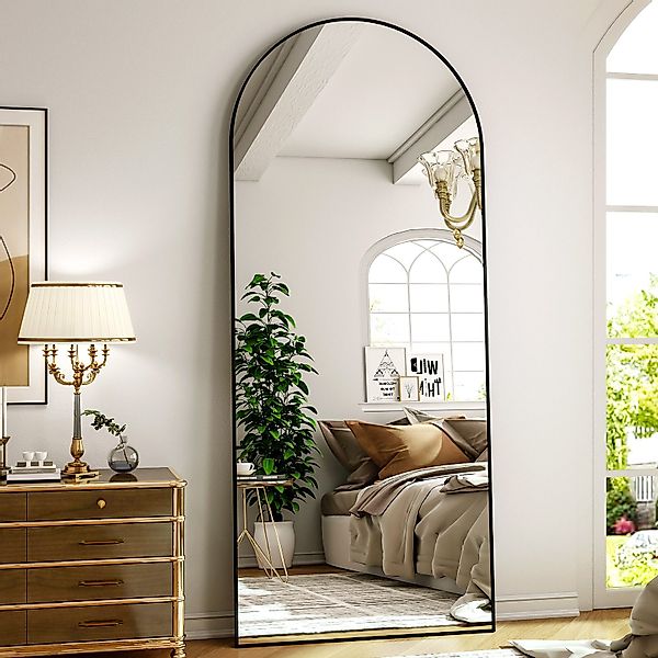 Koonmi Ganzkörperspiegel Großer Standspiegel mit Metallrahmen günstig online kaufen