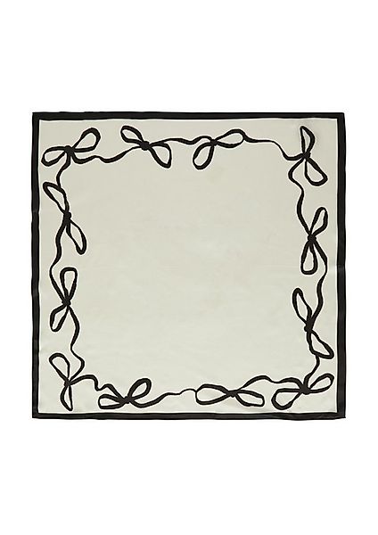s.Oliver BLACK LABEL Seidentuch, (1-St), mit Schleifen-Print günstig online kaufen