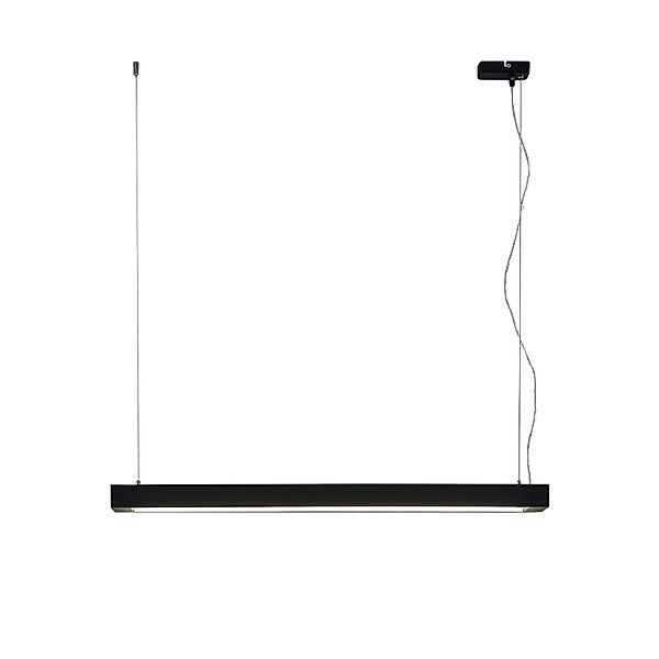 Arcchio Cuna LED-Pendellampe, schwarz, eckig 92 cm günstig online kaufen