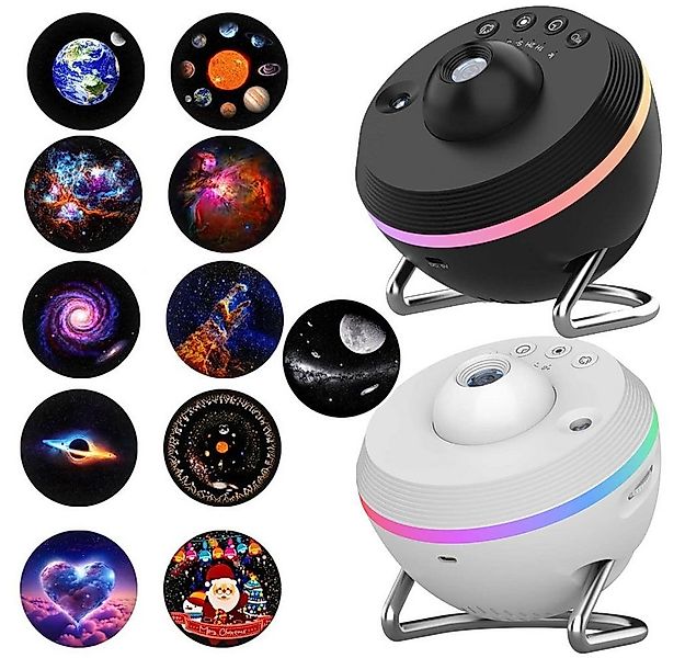 PRIISF Projektionslampe LED-Sternenhimmel Wandprojektor 13 Motiv Planetariu günstig online kaufen