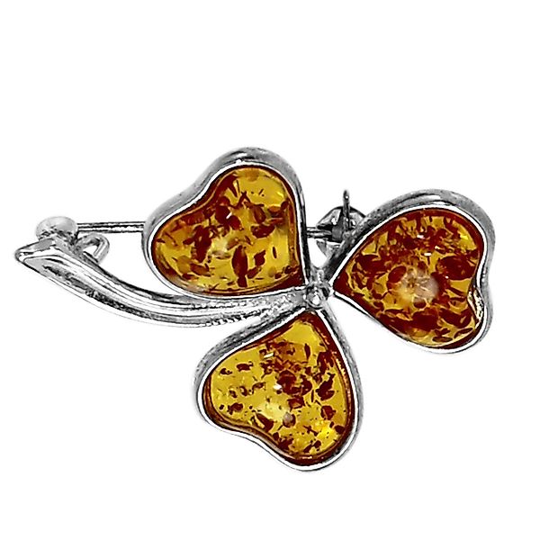 OSTSEE-SCHMUCK Brosche Ostsee-Schmuck Brosche Blüte Brosche günstig online kaufen