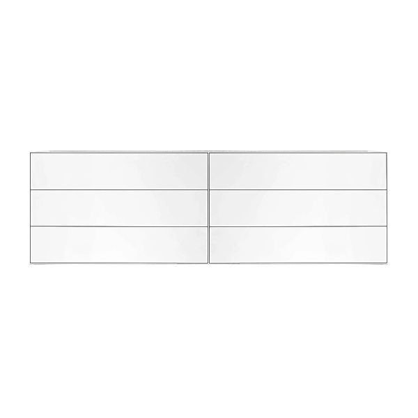 Piure - Nex Pur Box Sideboard/Kommode 240x77.5cm - weiß RAL 9016/MDF matt l günstig online kaufen