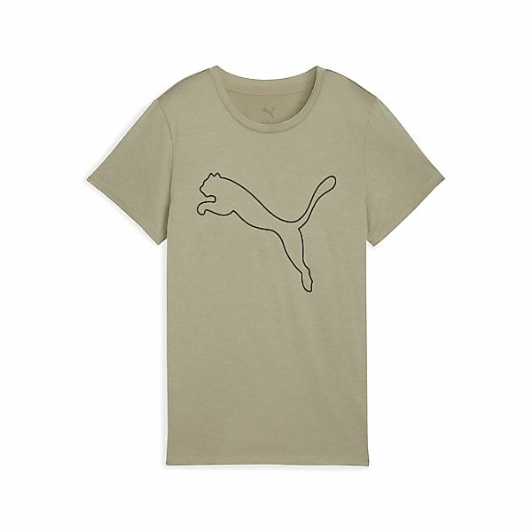 PUMA Trainingsshirt "W TAD ESSENTIAL HEATHER LOGO TEE" günstig online kaufen