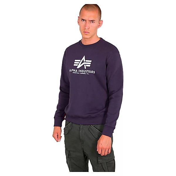 Alpha Industries Basic Small Logo Sweatshirt M Nightshade günstig online kaufen