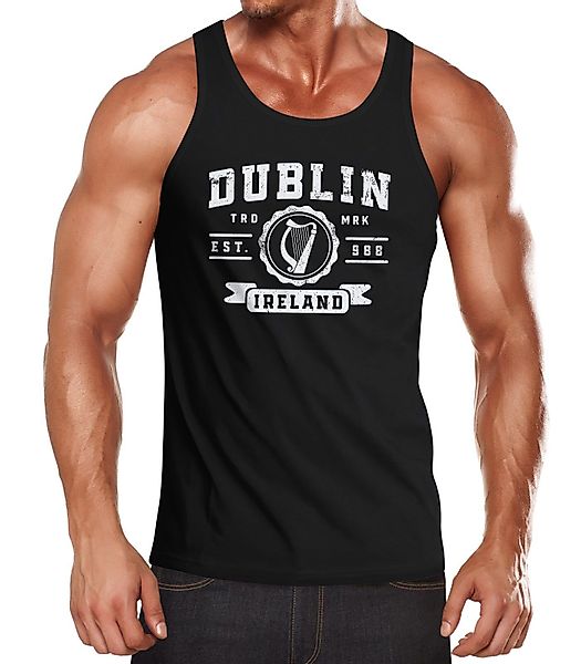 Neverless Tanktop Herren Tank-Top Dublin Irland günstig online kaufen