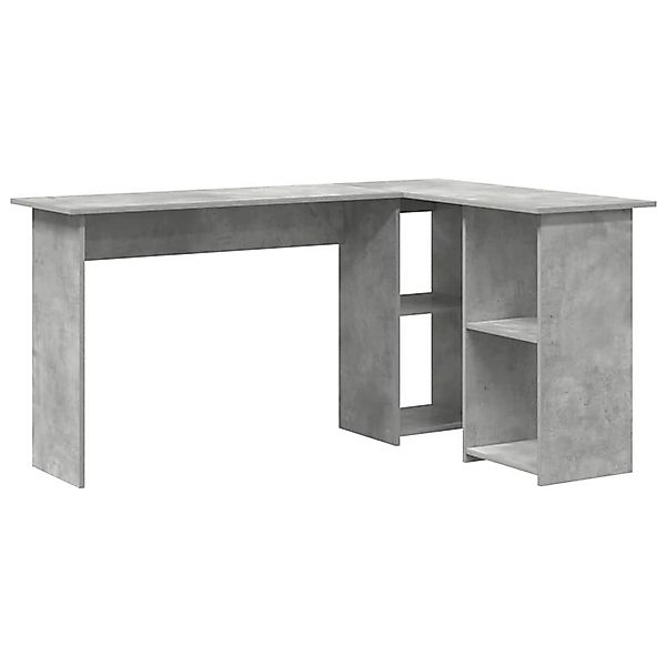 vidaXL Schreibtisch Betongrau 142 x 102 x 73 cm Holzwerkstoff 869293 günstig online kaufen