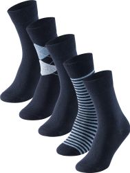 Schiesser Socken Herren-Socken 5 Paar Uni: günstig online kaufen