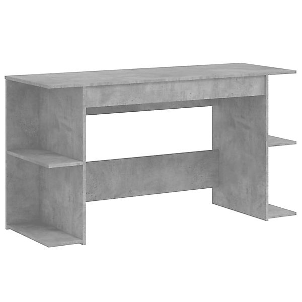 vidaXL Schreibtisch Betongrau 140x50x75 cm Holzwerkstoff 840551 günstig online kaufen