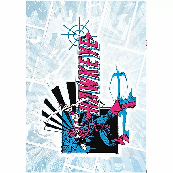 Komar Deko-Sticker Hawkeye Classic 50 x 70 cm gerollt günstig online kaufen