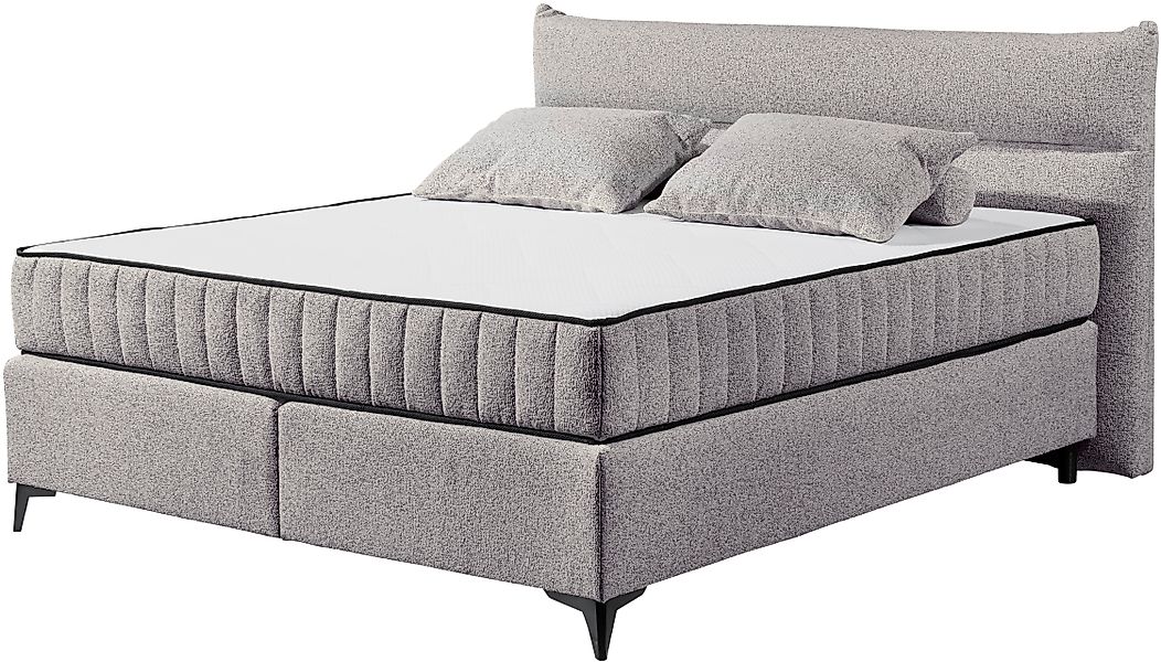 ED EXCITING DESIGN Boxspringbett »Vlieland« Premium 9-Zonen-Tonnentaschenfe günstig online kaufen