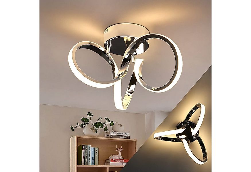 Nettlife LED Deckenleuchte Deckenleuchte in Wellenform und spiralförmigen, günstig online kaufen