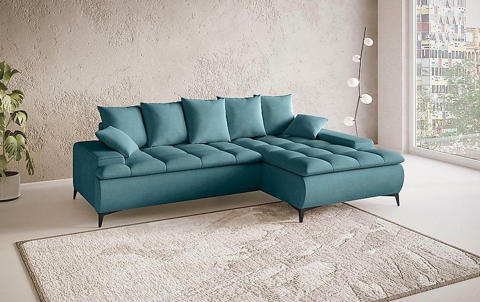 Mr. Couch Ecksofa "Haiti III, L-Form", Mit Kaltschaum, bis 140 kg belastbar günstig online kaufen