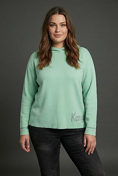 KangaROOS Kapuzenpullover aus Viskose-Mix, lässige Passform, Langarm, große günstig online kaufen