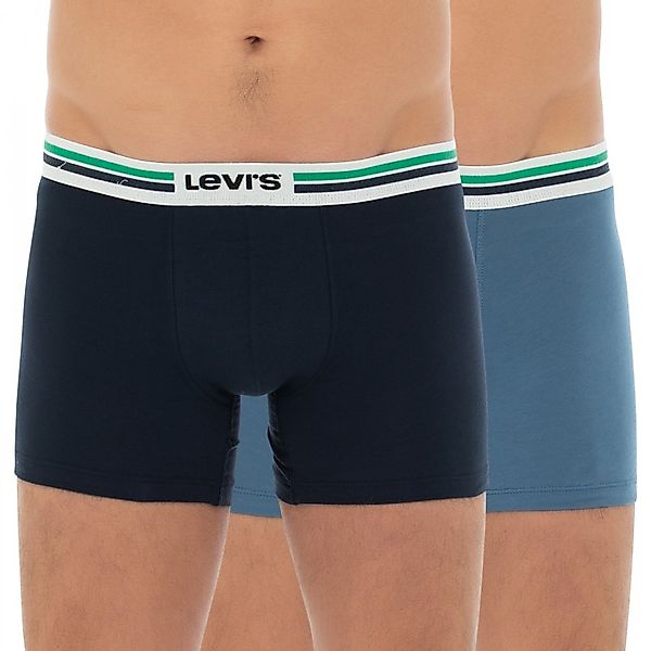 Levis Langer Boxer, 2er-Packer Packung, mit Logo-Webbund günstig online kaufen