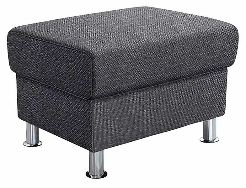 TRENDMANUFAKTUR Hocker »Rondo, Polsterhocker zur Serie, Breite 67 cm, Füße günstig online kaufen