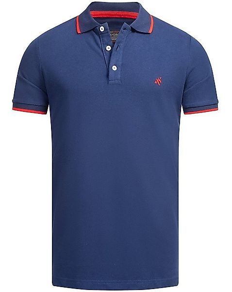 Alessandro Salvarini Poloshirt A. Salvarini Herren Polo Shirts AS316 mit ge günstig online kaufen