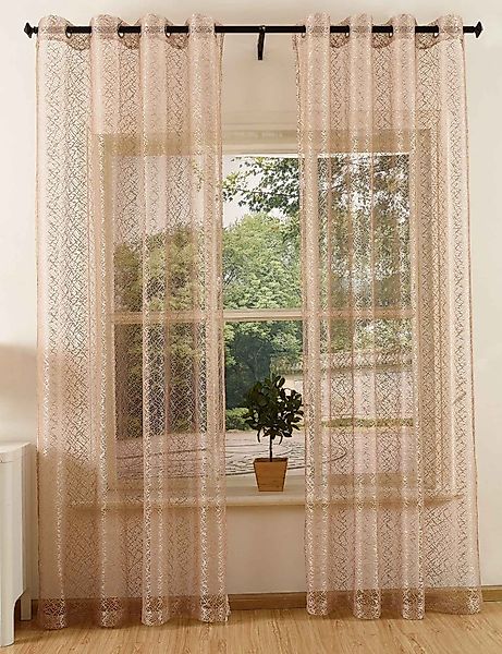Gardinenbox Gardine, Ösen (2 St), transparent, günstig online kaufen