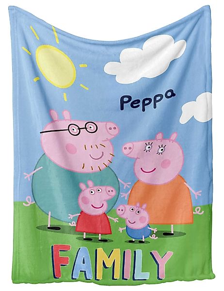 Babydecke Decke Peppa Wutz, Peppa Pig günstig online kaufen