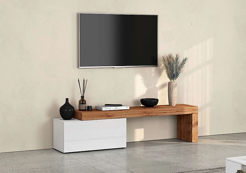 INOSIGN TV-Board "Chronos TV-Board, Lowboard", (1 St., Breite verstellbar v günstig online kaufen