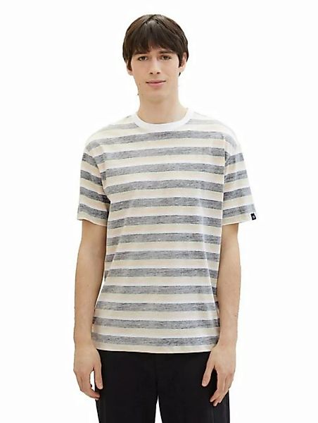 TOM TAILOR Denim T-Shirt relaxed striped t-shirt günstig online kaufen