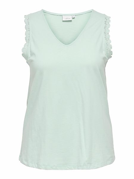 ONLY CARMAKOMA Shirttop "CARLILA S/L V-NECK TOP JRS BS" günstig online kaufen